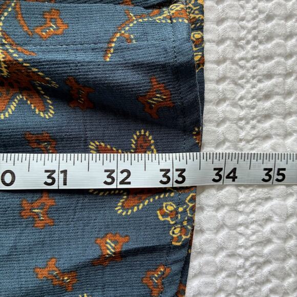 NWOT Toad & Co Skirt Manzana Pull-on Midi Women S Button 100% Organic Cotton 90s - Picture 14 of 16